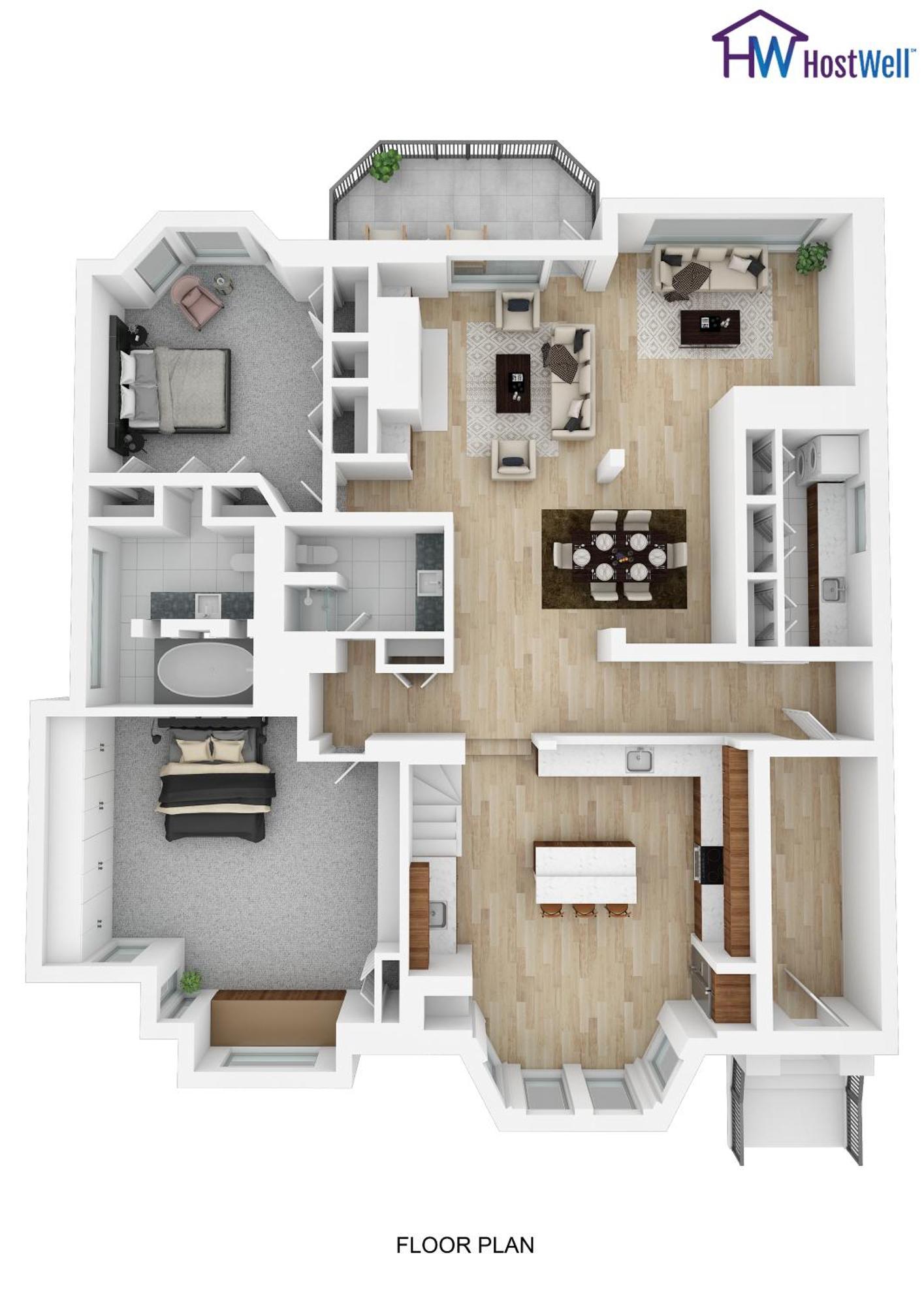 Holiday home Luxury 3br - Pano Views, Steam & Deck
