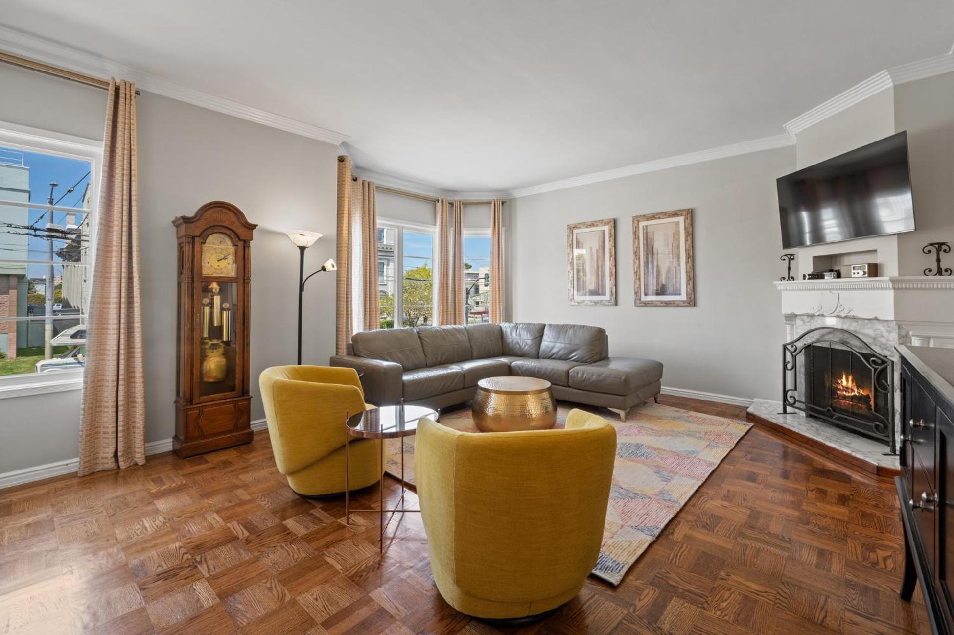 Apartment Usf Luxury Furnished Flat Steps To Trader Joes-target-lucky Supermarket San Francisco