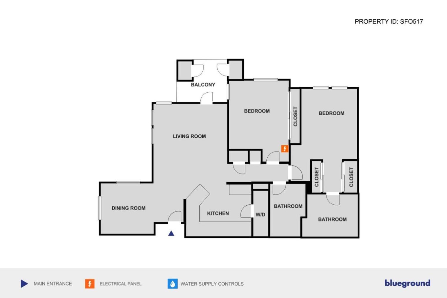 Apartment San Mateo 2br W Wd Pool Gym Parking Nr 101 Sfo-517 *